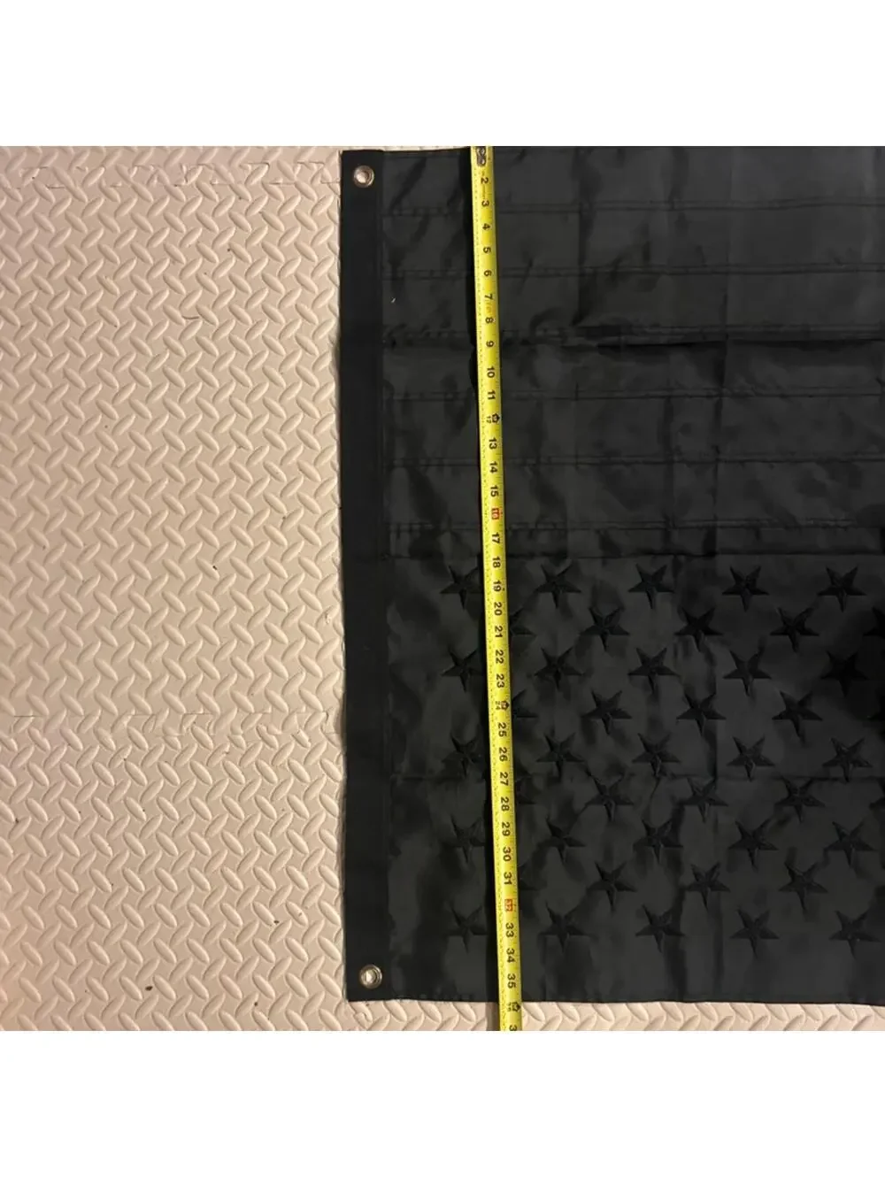 3x5Ft All Black American USA Flag Tactical Decor Blackout